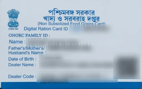 General PVC Card PVC card front preview with personal details redacted